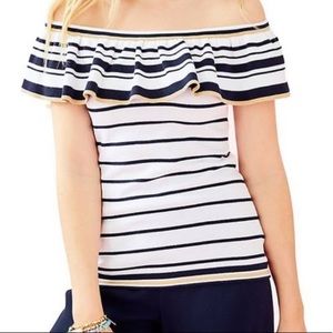Lilly Pulitzer NWT off the shoulder sweater